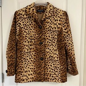 Jones New York Animal Print Blazer